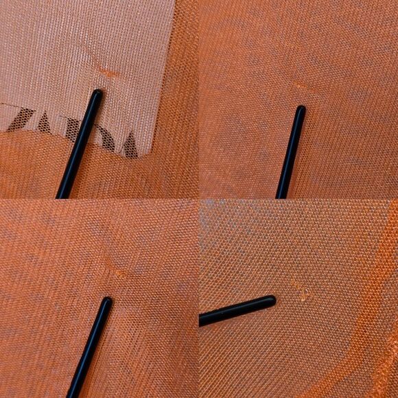 NWT Zara Women's Bright Orange Sheer Pullover Long Sleeve Top M - Picture 11 of 13